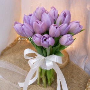 Hoa Cưới Tulip Tím E296