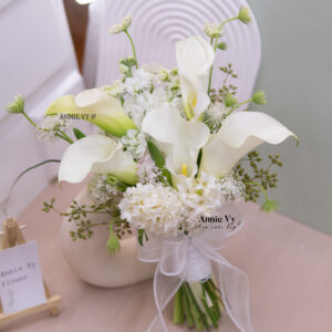 Tháng 10 - Hoa Cưới Calla Trắng mix Dạ Lan Hương G016