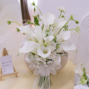 Hoa Cưới Calla Trắng mix G040