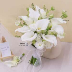 Hoa Cưới Calla Trắng mix G066