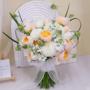 Hoa Cưới Juliet Cam mix G146
