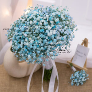 Hoa Cưới Baby Xanh Blue G320