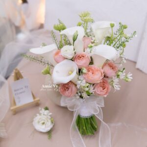 Hoa cưới Calla Trắng mix Julietta G202