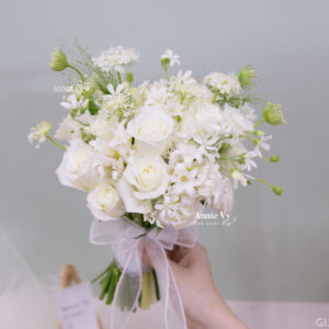 Hoa Cưới Dạ Lan Hương mix Hồng Trắng G137