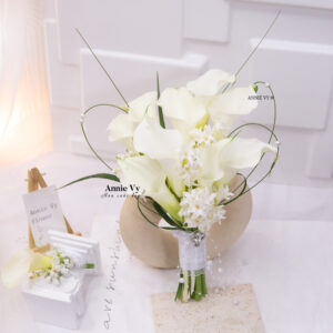 Hoa Cưới Calla Trắng mix Dạ Lan Hương G415