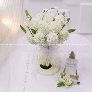 Hoa Cưới Dạ Lan Hương Trắng mix H026