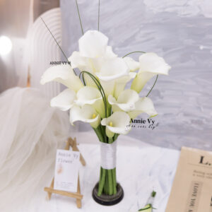 Hoa Cưới Calla Trắng 15 Hoa Basic H930