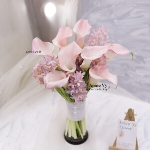 Hoa Cưới Calla Hồng mix Dạ Lan Hương Tím H937