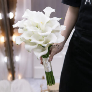 Hoa Cưới Calla Trắng 20 Hoa Basic HA568