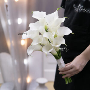 Hoa Cưới Calla Trắng 12 Hoa Basic HA746