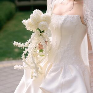 Hoa Cưới Dạ Lan Hương Trắng Dây Rũ Dài HA883